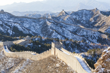 金山嶺長城雪景