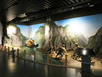 漢江纖夫場(chǎng)景還原