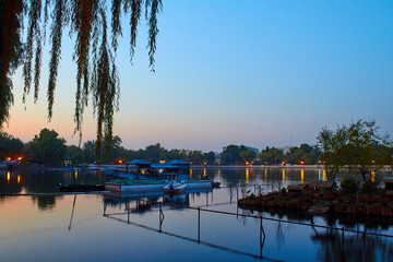 北京什剎海夜景