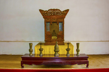 沈陽(yáng)故宮關(guān)雎宮佛龕