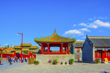 沈陽(yáng)故宮奏樂(lè)亭與文德坊
