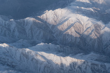 航拍天山