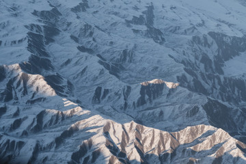 航拍天山