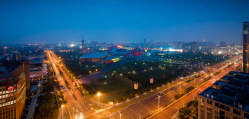奧體中心夜景