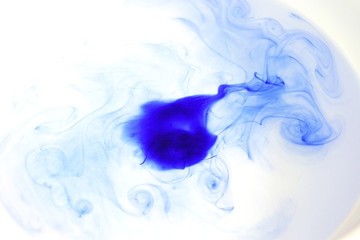 藍(lán)色水墨紋理