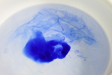 藍(lán)色水墨紋理