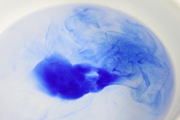 藍色水墨紋理