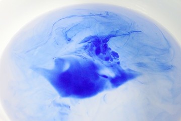 藍(lán)色水墨紋理