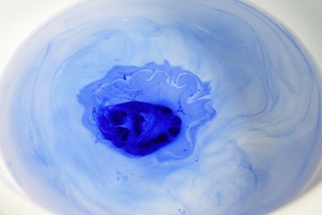 藍(lán)色水墨紋理