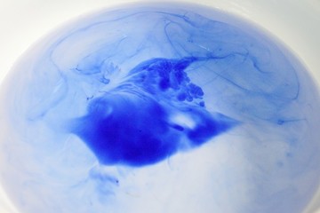 藍(lán)色水墨紋理