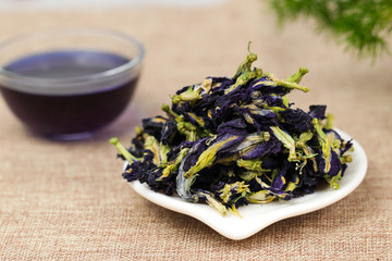 蝶豆花花茶