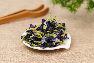 蝶豆花花茶