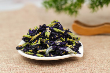 蝶豆花花茶