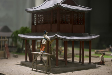 園林造景場景模型