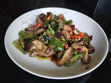 香菇炒青菜