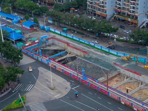 地鐵建設工地