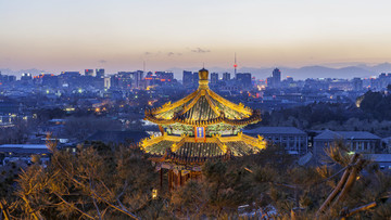景山公園夜景