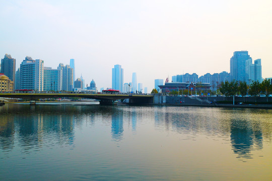 天津海河風(fēng)光