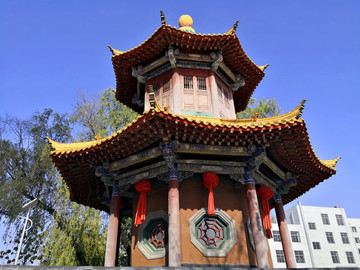 仰拍魁星樓