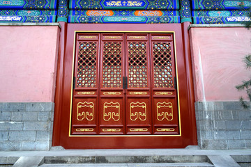 中式鏤空大門