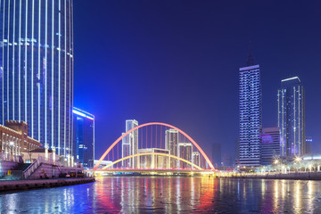 天津城市夜景