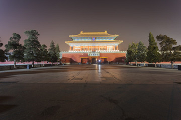 故宮神武門夜景