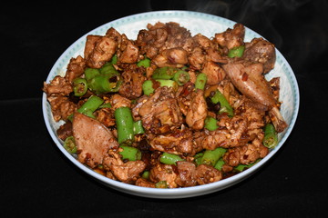 干煸兔