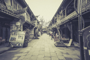 四川古鎮(zhèn)懷舊照片