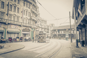 老上海建筑街景