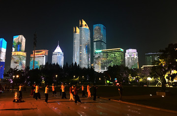 五四廣場夜景