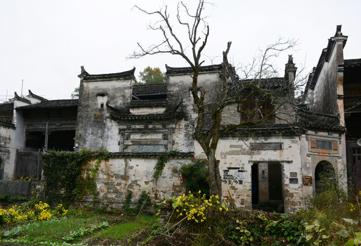 水墨徽派建筑