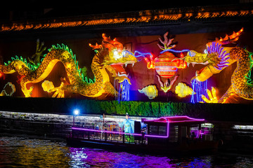 南京夫子廟夜景