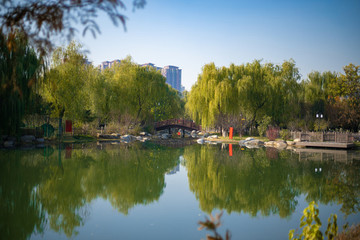 小橋湖水