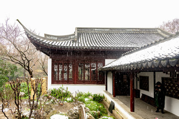 古漪園雪景