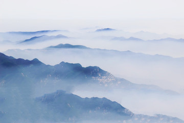 水墨群山