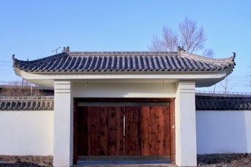 中式大門