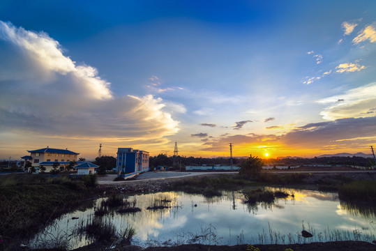 夕陽