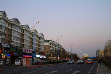 黃昏的街道