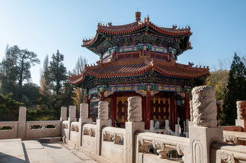北京景山壽皇殿西碑亭