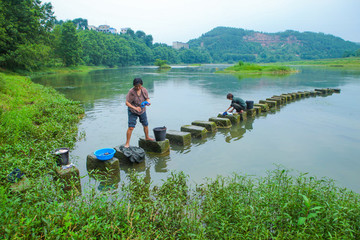 跳墩子
