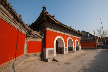 北京白塔寺山門
