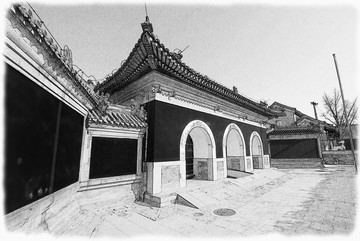 北京白塔寺山門