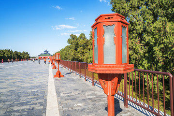 北京天壇公園宮燈