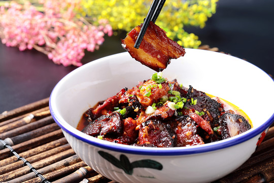古法蒸臘肉