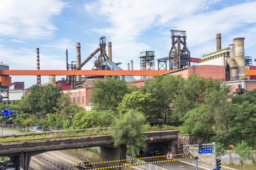 北京首鋼工業(yè)建筑風光