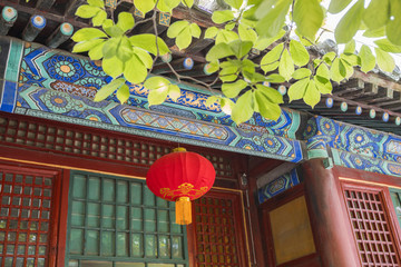 古建筑紅燈籠