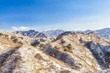 冬季金山嶺長城雪景