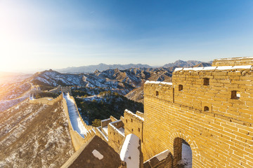 冬季金山嶺長城雪景