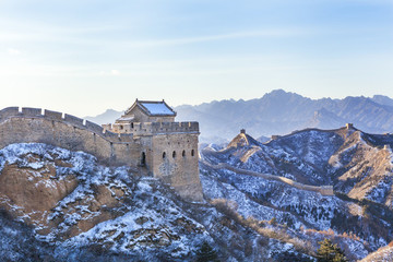 冬季金山嶺長城雪景