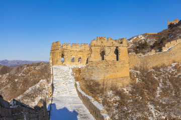 冬季雪后金山嶺長(zhǎng)城